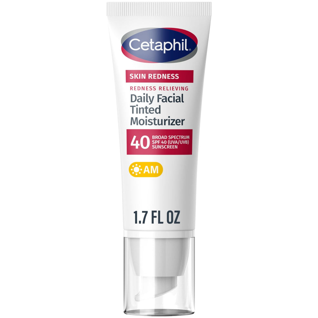 CETAPHIL Redness Relieving Daily Facial Moisturizer SPF 40, 1.7 fl oz, Broad spectrum Sunscreen, Neutral Tint, For Redness-Prone Skin - FENGGESTORE20