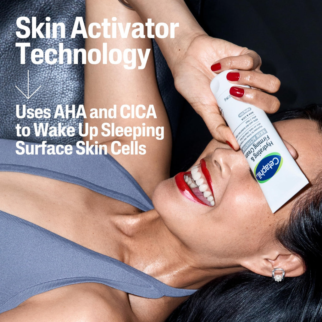 Cetaphil Skin Activator Hydrating & Firming Cream For Face, Neck & Chest 3.4 oz, Mandelic Acid (AHA) and Centella Asiatica (CICA) Cream - FENGGESTORE20