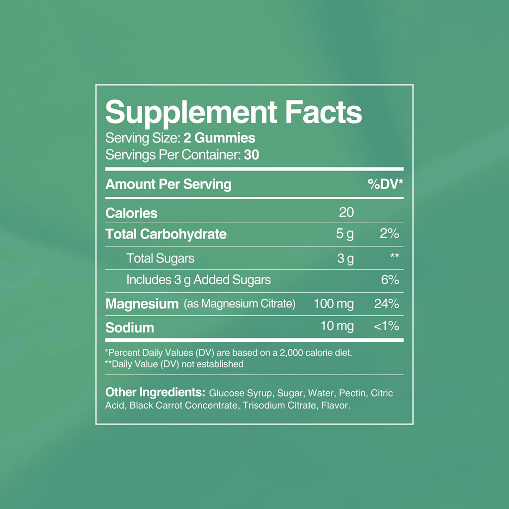 Chapter One Magnesium Gummies, Great Tasting Magnesium for Kids, Calm Kids Magnesium, Magnesium Gummies for Women and Men - FENGGESTORE20