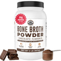 Chocolate Bone Broth Protein Powder - 100% Grass Fed Beef Bone Broth with 16g Protein & 13g Collagen per Serving - Great for Shakes & Hot Chocolate - Keto Friendly Low Carb - FENGGESTORE20