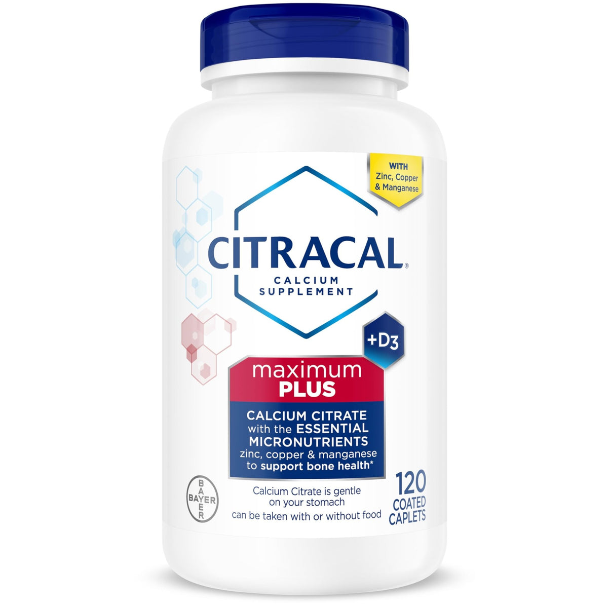 Citracal Maximum Plus Calcium Supplement - Calcium Citrate with Vitamin D3, Zinc, & Essential Minerals for Bone Health Support - FENGGESTORE20