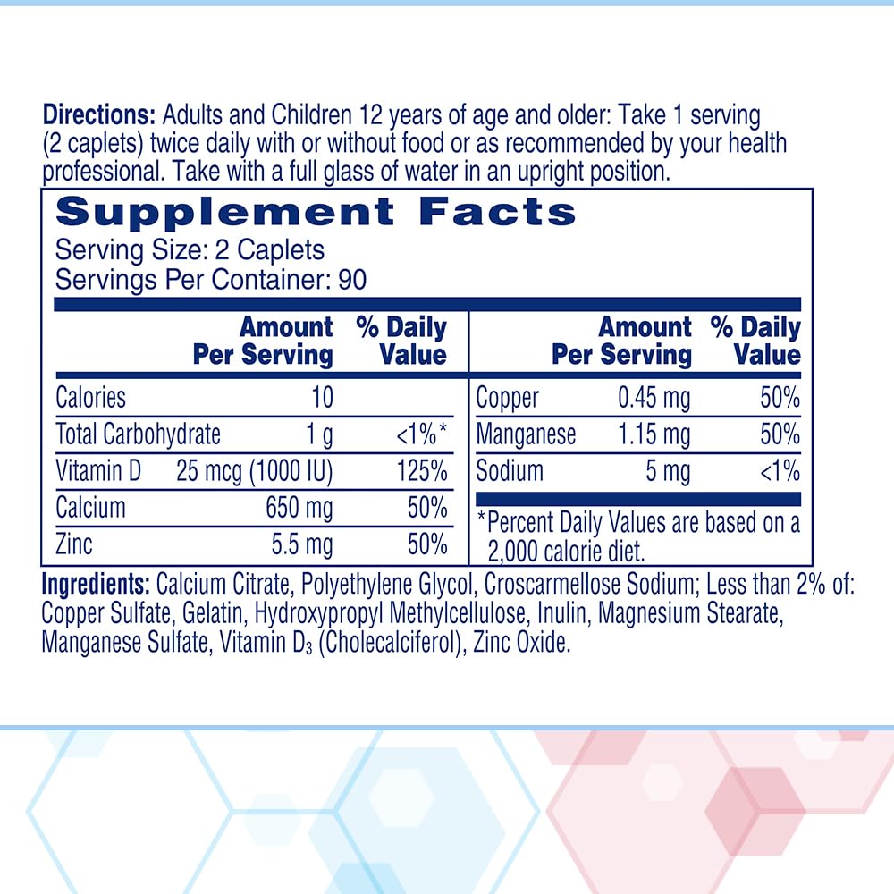 Citracal Maximum Plus Calcium Supplement - Calcium Citrate with Vitamin D3, Zinc, & Essential Minerals for Bone Health Support, Ages 12+ - FENGGESTORE20
