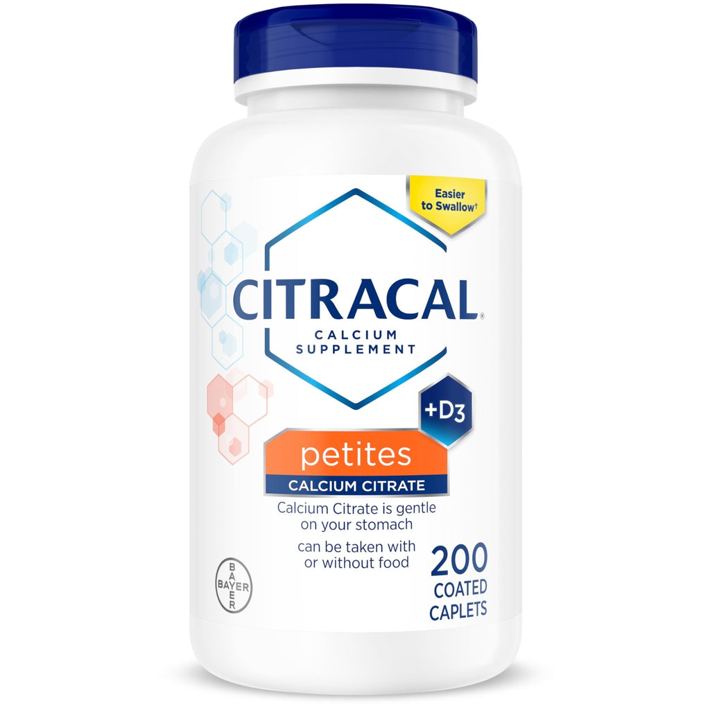 Citracal Petites, 400 mg Calcium Citrate, Easily Absorbed and Highly Soluble with 12.5 mcg - FENGGESTORE20