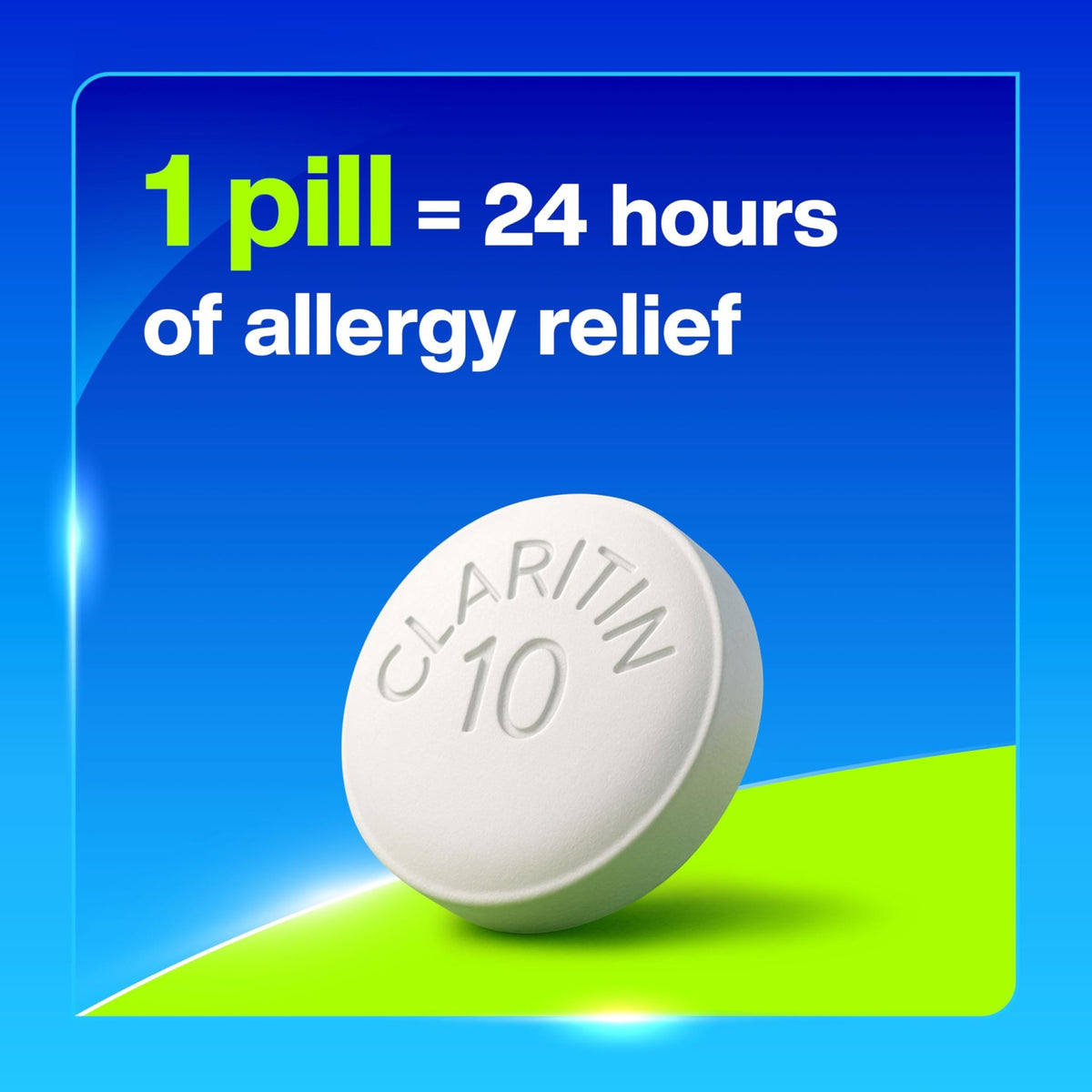 Claritin 24 HR Non Drowsy Allergy Medicine, Loratadine antihistamine tablets, 10 Ct - FENGGESTORE20