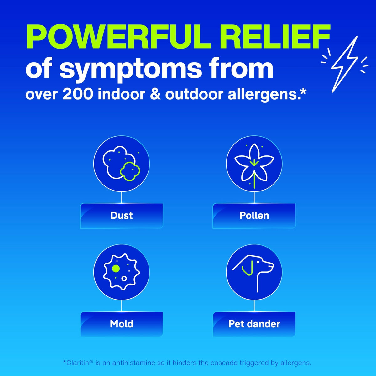Claritin Children's Allergy Medicine, 24-Hour Non-Drowsy Loratadine 5mg Chewable Tablet, Antihistamine for Kids Ages 2 Years and Older, Grape Flavored, Dye-free, 40 Tablets - FENGGESTORE20