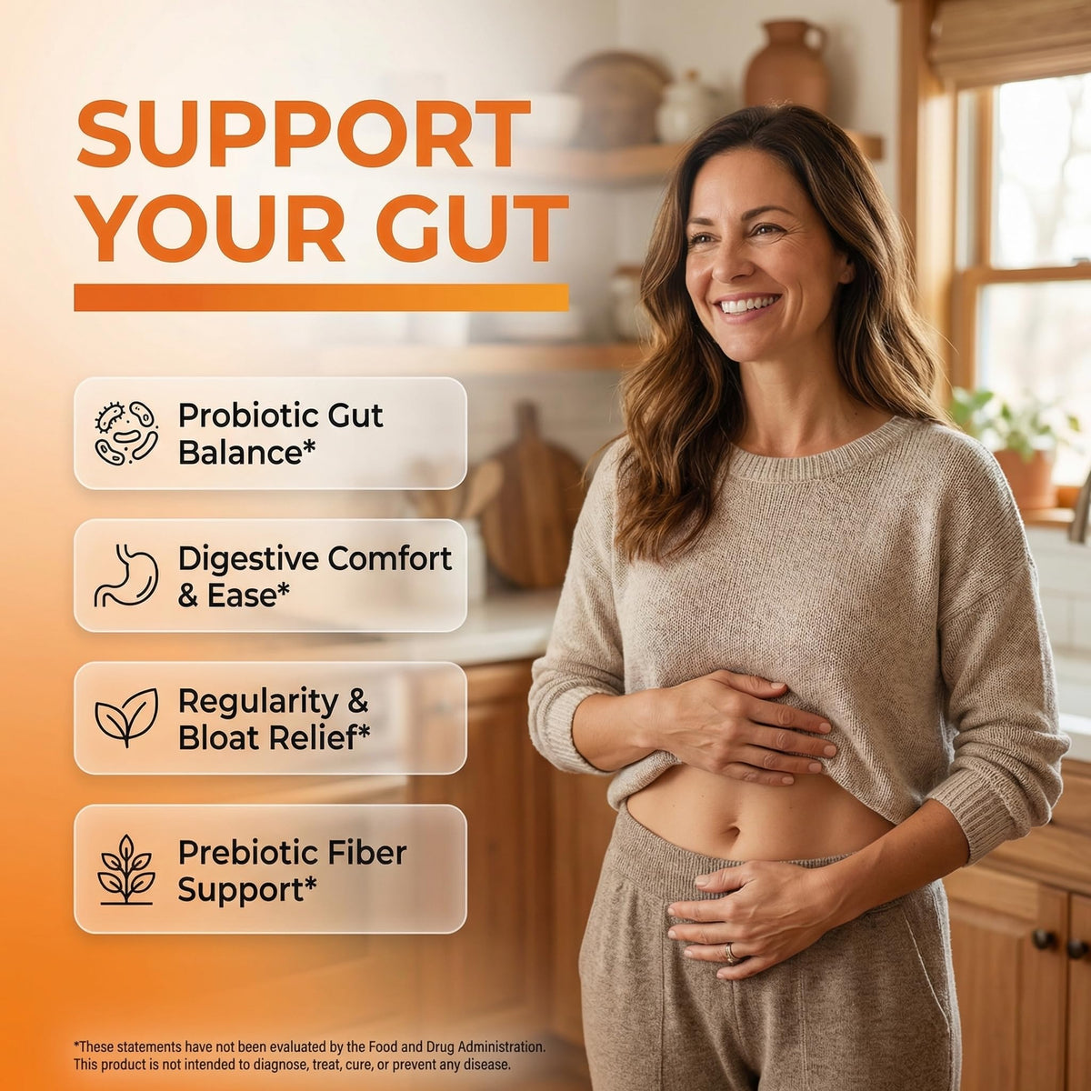 Clean Nutra Prebiotic Postbiotic Digestive Enzymes Gummies with Chicory Root, Boswellia Serrata, Turmeric, and Akkermansia | Pre+Post Probiotics Supplement - FENGGESTORE20