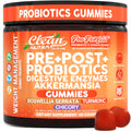 Clean Nutra Prebiotic Postbiotic Digestive Enzymes Gummies with Chicory Root, Boswellia Serrata, Turmeric, and Akkermansia | Pre+Post Probiotics Supplement - FENGGESTORE20