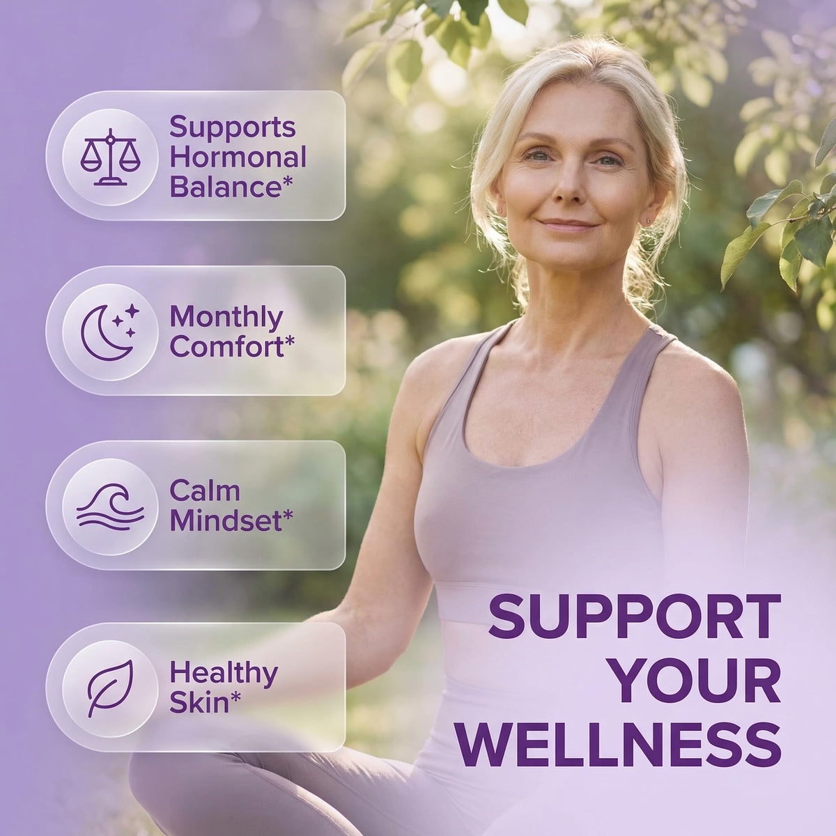 Clean Nutra Wild Yam Root Capsules with Red Clover Black Cohosh Evening Primrose Oil Chasteberry Dong Quai DIM Ashwagandha Grape Seed Extract Milk Thistle Lemon Balm - FENGGESTORE20