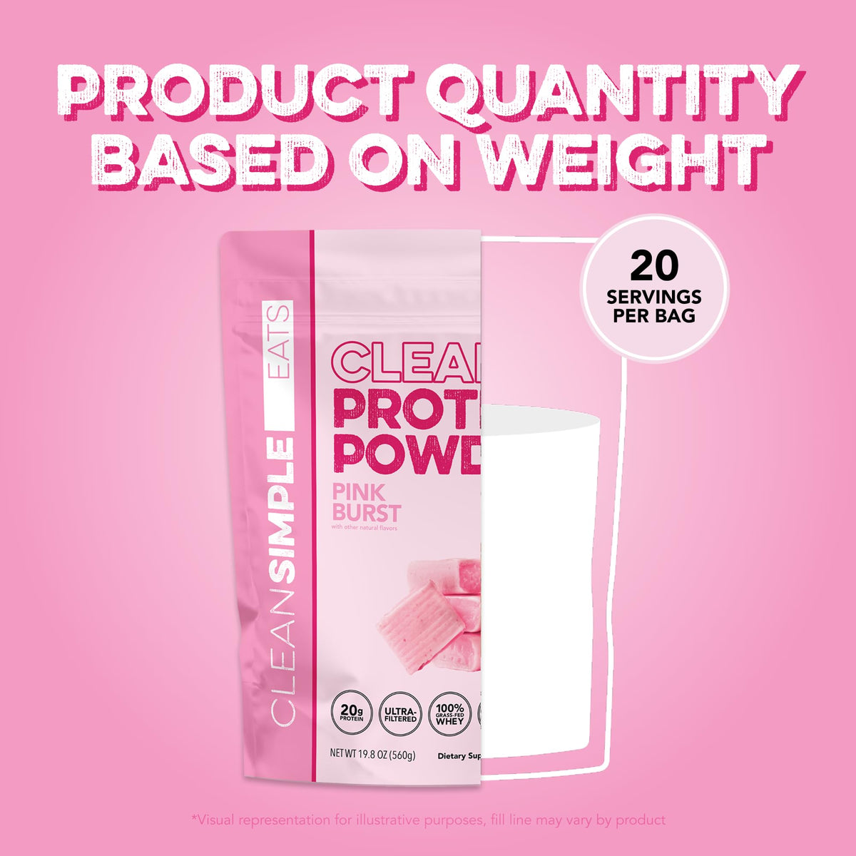 Clean Simple Eats Clear Protein Drinks, 20G Grass Fed Whey Protein Isolate, Ultra Filtered, Light & Refreshing Beverage, Low Lactose, No Artificial Ingredients, - FENGGESTORE20