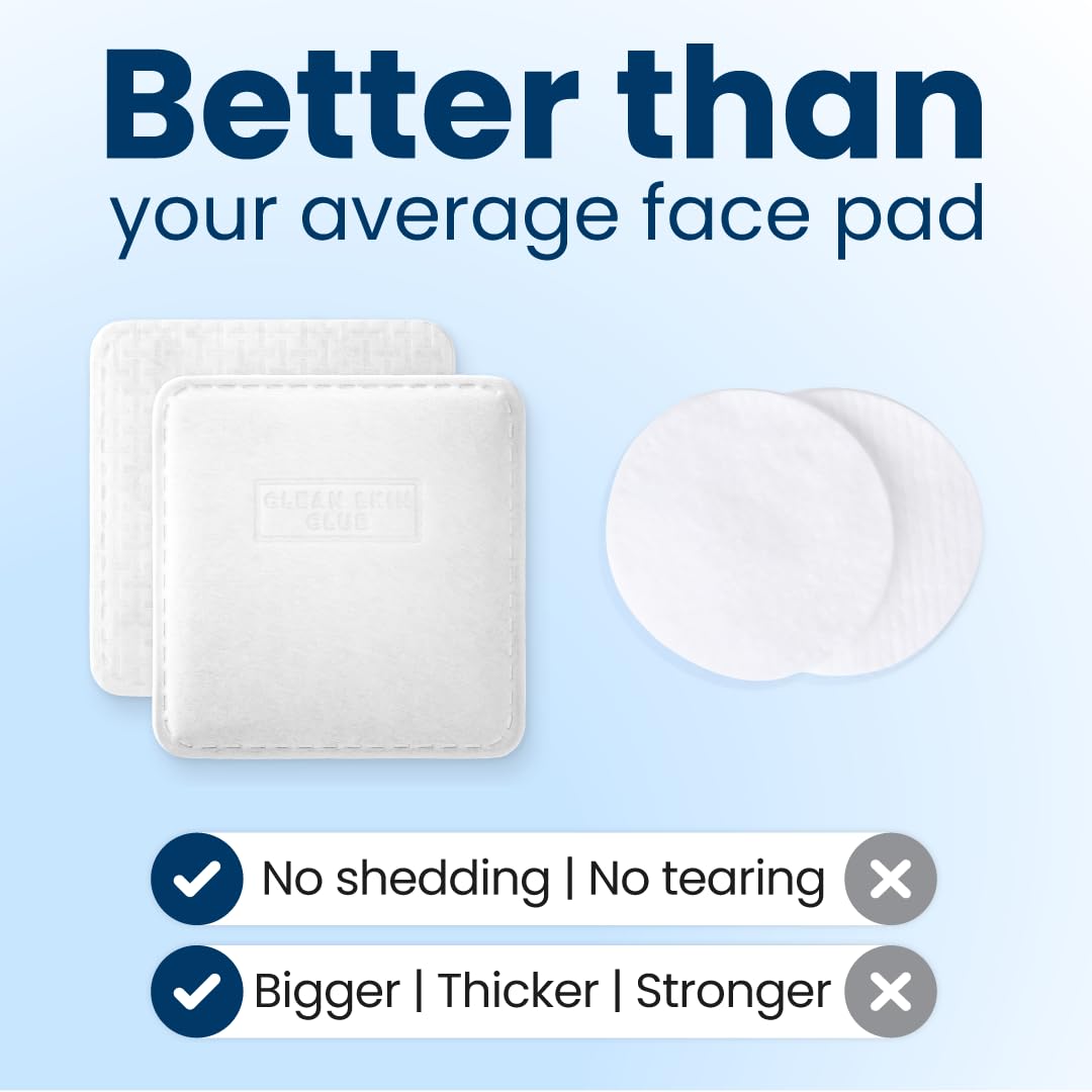 Clean Skin Club Clean² Pads 2.0 [NEW & Improved Edges] Guaranteed Not to Shed & Tear, Unique Triple Layers, Textured Side & Ultra Soft Side - FENGGESTORE20