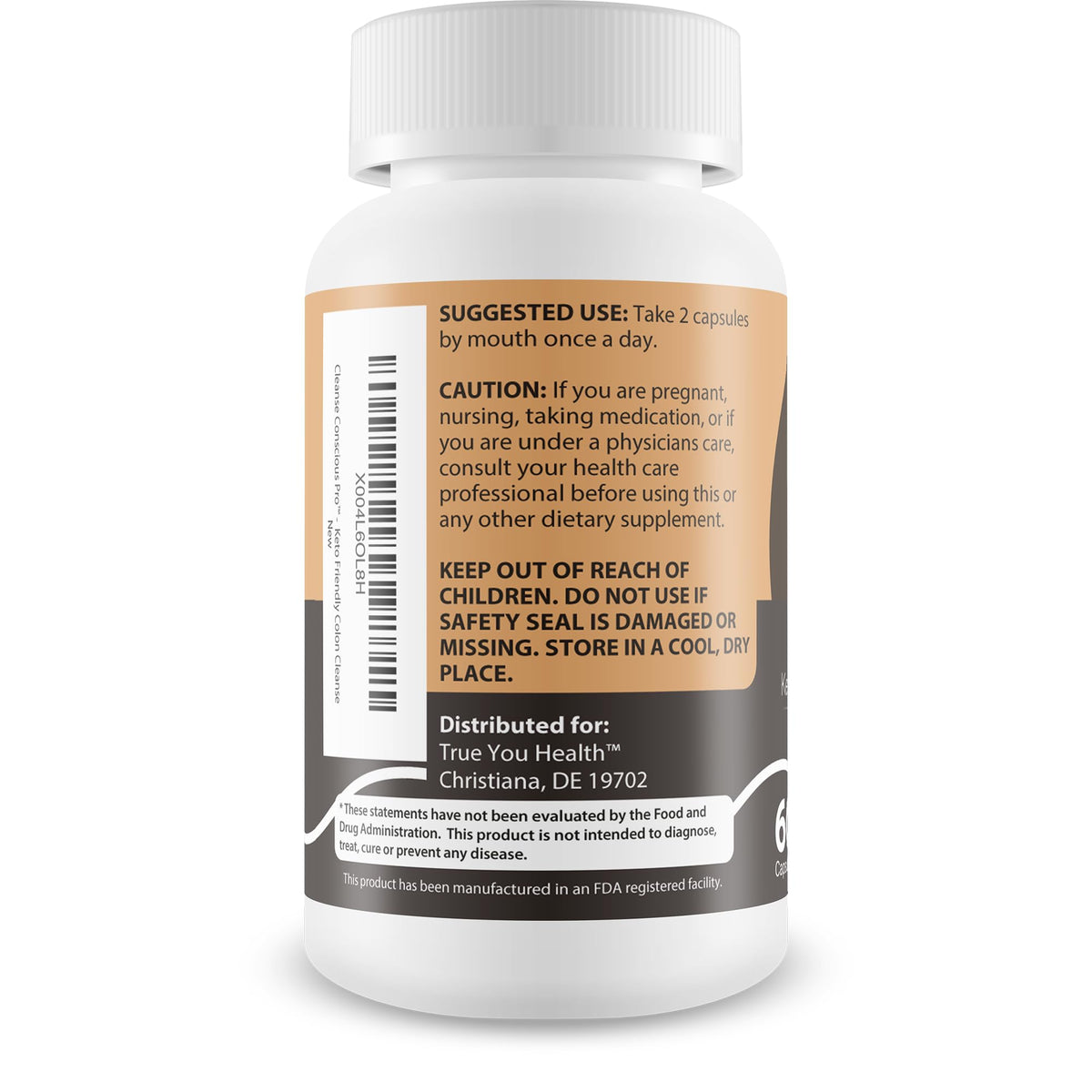 Cleanse Conscious Pro - Improved Formula - Our Best Keto Friendly Colon Cleanse Capsules - Keto Colon Detox Pills for Women & Men - FENGGESTORE20