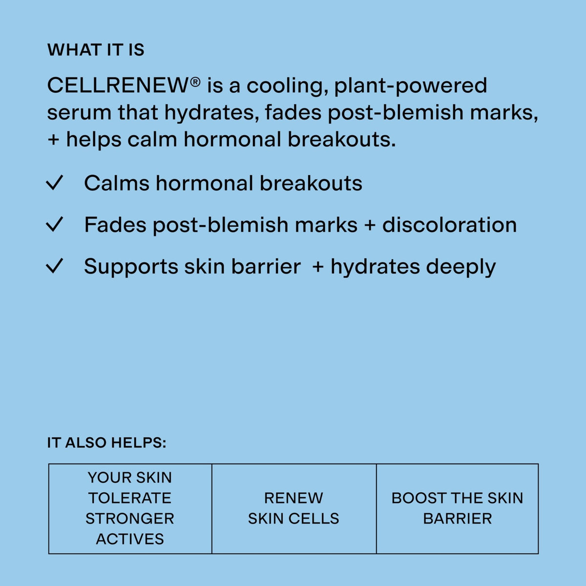 CLEARSTEM - CELLRENEW - Collagen Stem Cell Serum - Acne + Youthful Skin Face Serum - Hyaluronic Acid, Reishi, Aloe Vera - Facial Skin Care Products - FENGGESTORE20