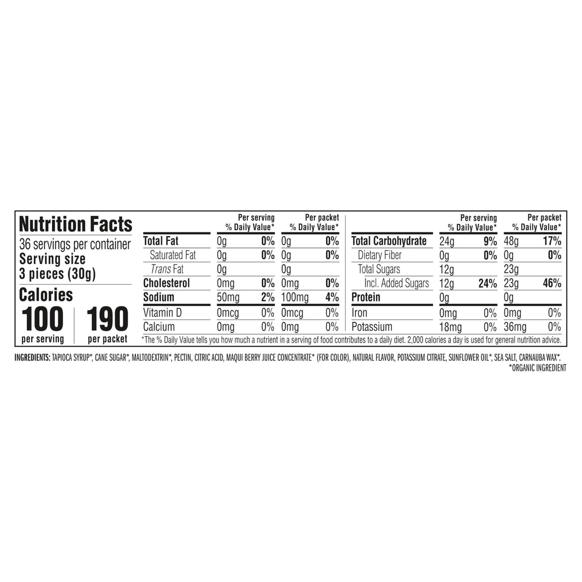 CLIF BLOKS - Mountain Berry Flavor - Energy Chews - Non-GMO - Plant Based - Fast Fuel for Cycling and Running - Quick Carbohydrates and Electrolytes - 2.12 oz. (18 Count) - FENGGESTORE20