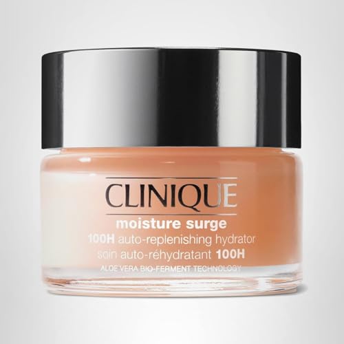 Clinique Moisture Surge 100H Auto-Replenishing Hydrator Oil Free Face Moisturizer | With Hyaluronic Acid, Aloe Bioferment and Vitamins C + E - FENGGESTORE20