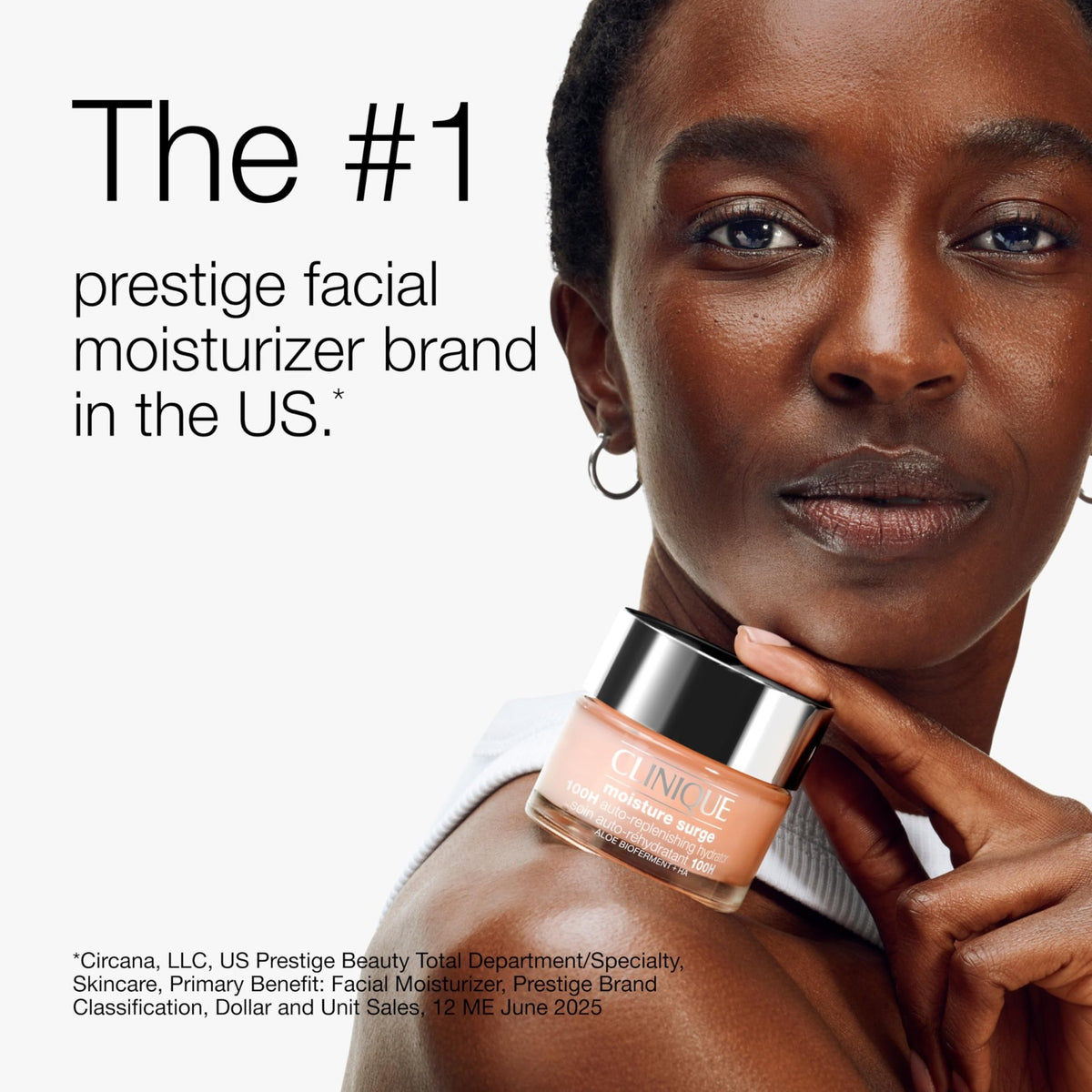 Clinique Moisture Surge 100H Auto-Replenishing Hydrator Oil Free Face Moisturizer | With Hyaluronic Acid, Aloe Bioferment and Vitamins C + E - FENGGESTORE20