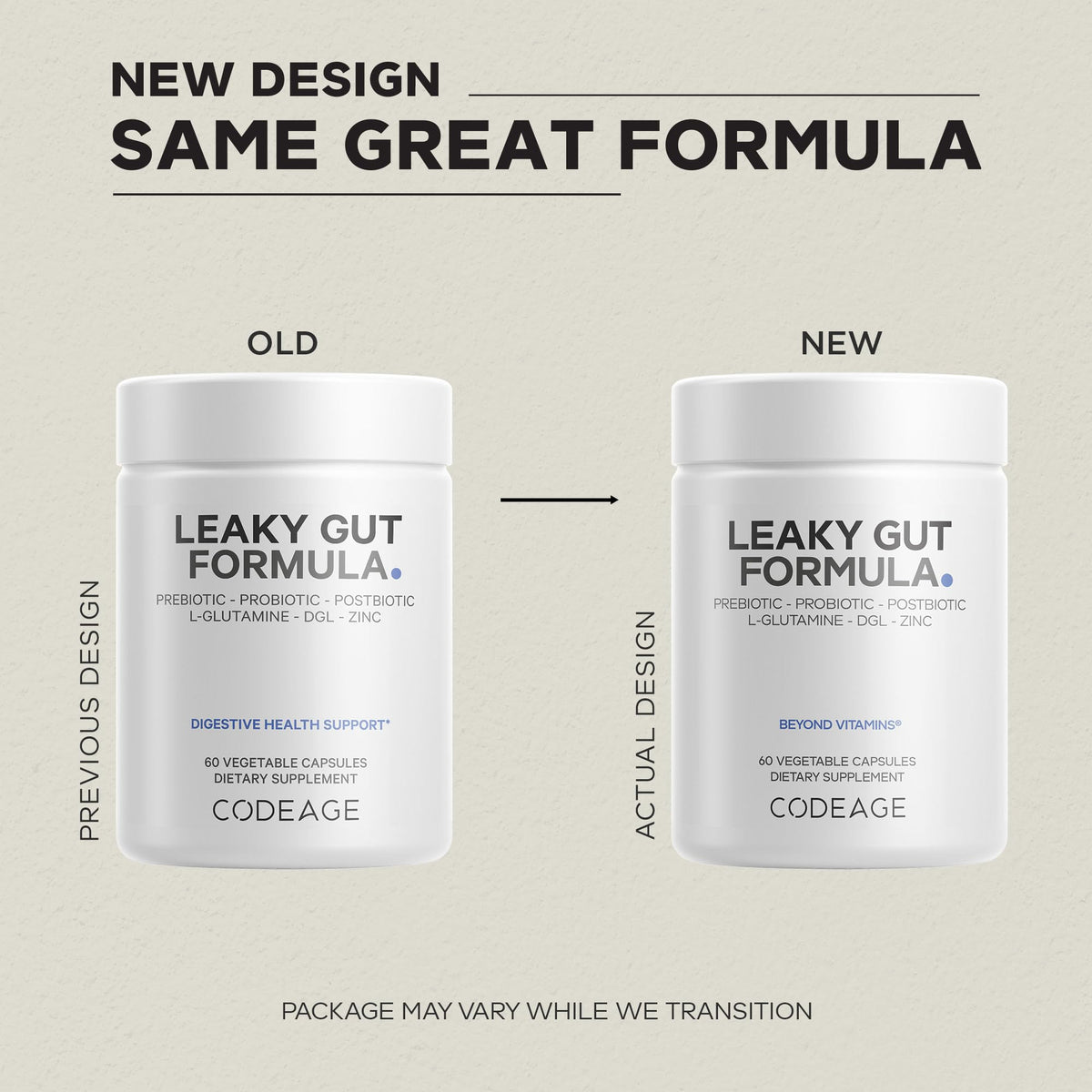 Codeage Leaky Gut Supplement, L-Glutamine, N-Acetylglucosamine, Probiotic, Butyric Acid, Polyphenols, Quercetin, DGL, Marshmallow Root, Berberine, BioPerine - FENGGESTORE20
