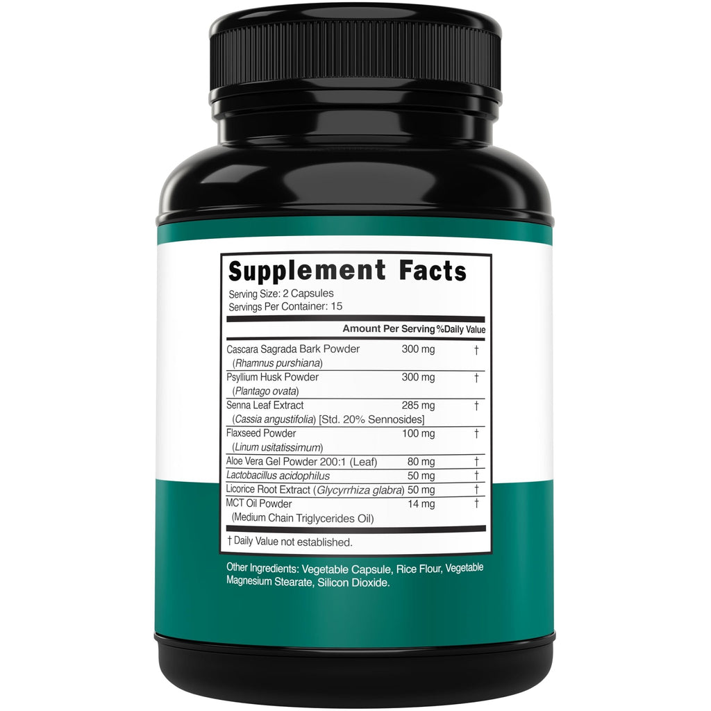 Colon Cleanse & Detox 15 Day Gut Cleanse (30 Count) Intestinal Cleanse Pills & Probiotic for Gentle Laxative & Bowel Relief for Stomach Bloating - Third Party Tested, Vegan, Non-GMO - Made in USA - FENGGESTORE20