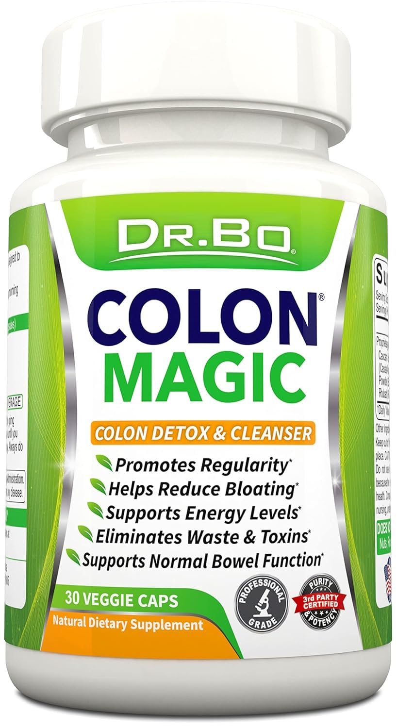 Colon Cleanse Detox Formula - Natural Bowel Cleanser Pills for Intestinal Bloating & Fast Digestive Cleansing - Daily Constipation Relief Supplement Gut, Belly, - FENGGESTORE20