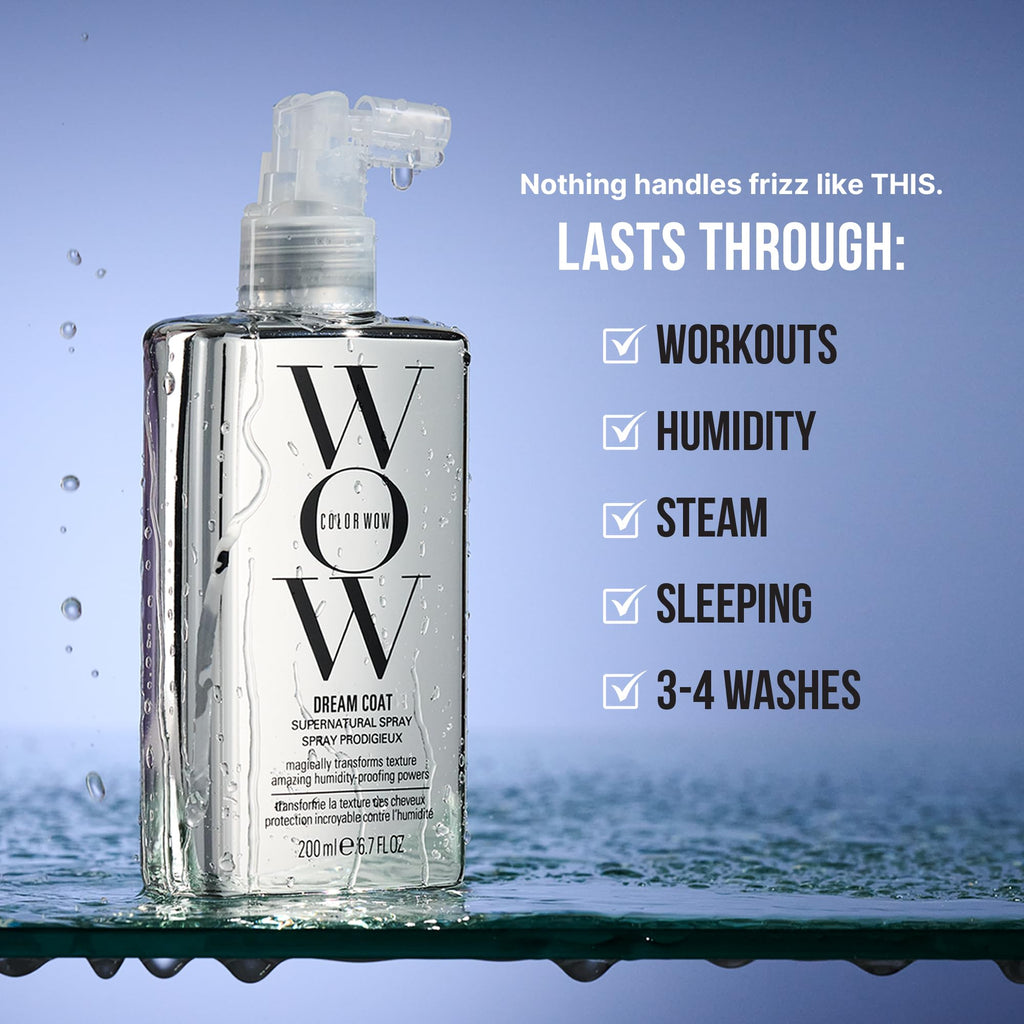 COLOR WOW Dream Coat Supernatural Spray, 6.7 Fl Oz – Keep Your Hair Frizz-Free and Shiny No Matter the Weather - FENGGESTORE20