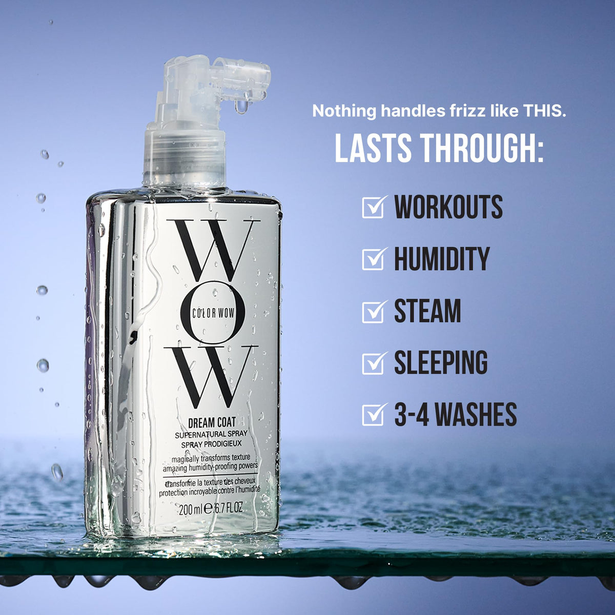 COLOR WOW Dream Coat Supernatural Spray, 6.7 Fl Oz – Keep Your Hair Frizz-Free and Shiny No Matter the Weather - FENGGESTORE20