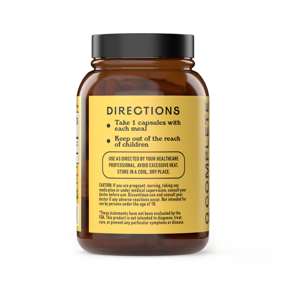 Complete Natural Products Digestive Enzyme Capsules, 550mg, 100ct | Plant-Based Formula - FENGGESTORE20