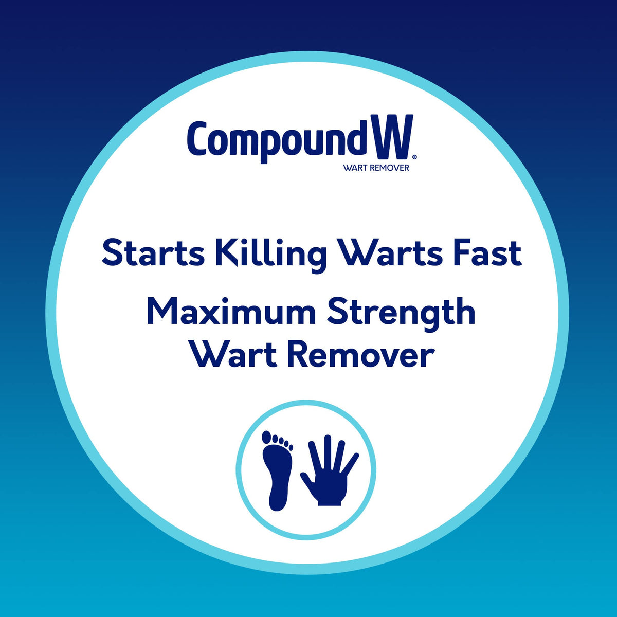 Compound W Wart Remover Maximum Strength One Step Pads with Salicylic Acid, 14 Medicated Pads - FENGGESTORE20