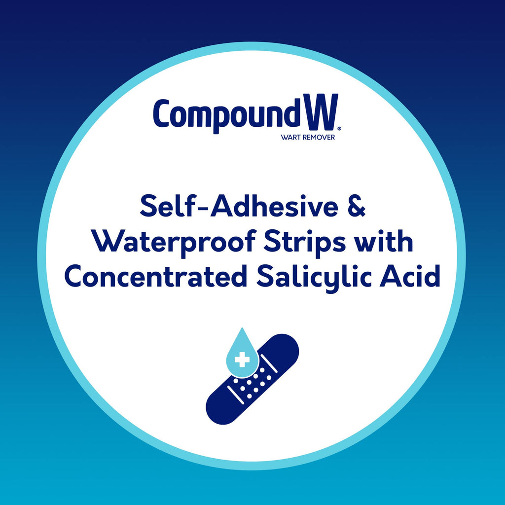 Compound W Wart Remover Maximum Strength One Step Pads with Salicylic Acid, 14 Medicated Pads - FENGGESTORE20