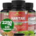 Cona Nature Organic India Haritaki Capsules 2250MG, Rejuvenation, Improving Digestion, Maintains Regularity | Non-GMO Vegan Gluten-Free Herbs and Supplements, 120 Caps - FENGGESTORE20