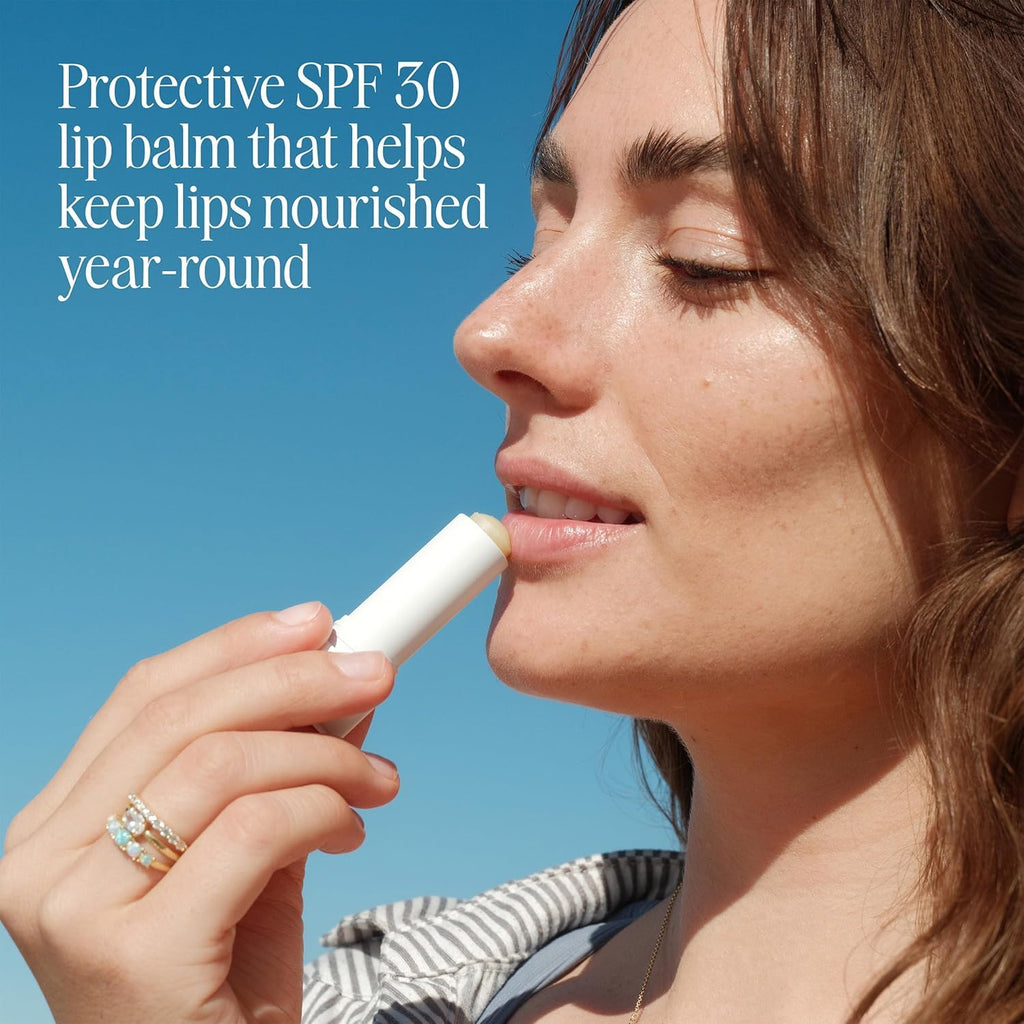 COOLA Organic Liplux Lip Balm and Sunscreen with SPF 30, Dermatologist Tested Lip Care for Daily Protection - FENGGESTORE20