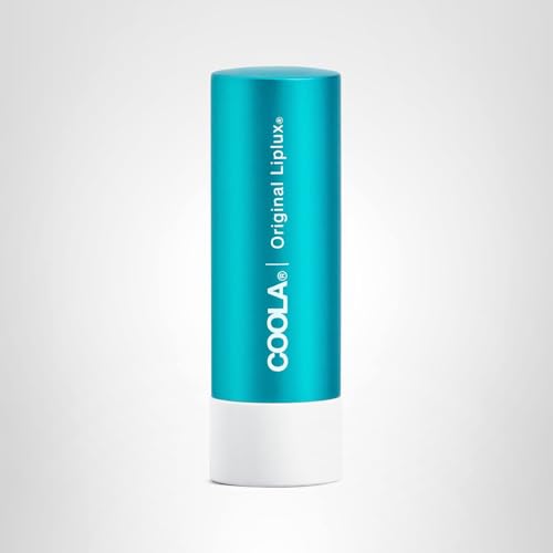 COOLA Organic Liplux Lip Balm and Sunscreen with SPF 30, Dermatologist Tested Lip Care for Daily Protection - FENGGESTORE20