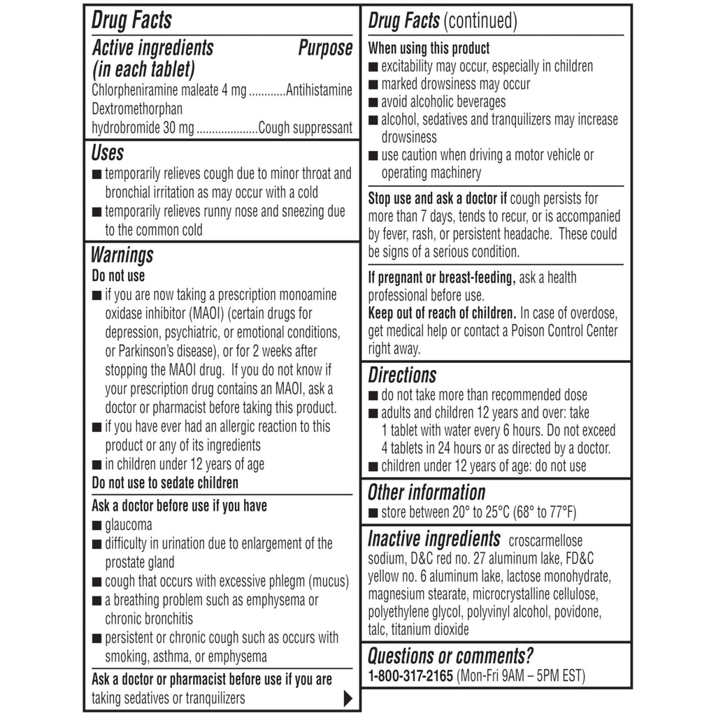 Coricidin HBP Decongestant-Free Cough and Cold Medicine - Specially Designed Relief for High Blood Pressure, Cough, Runny Nose, Sneezing and Cold Symptoms (16 Count) - FENGGESTORE20