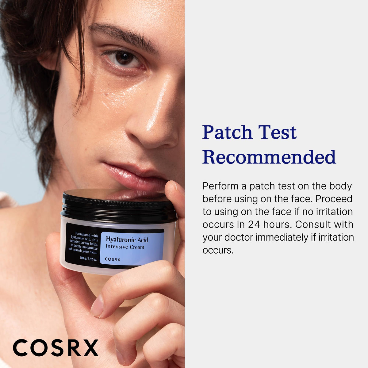 COSRX Hyaluronic Acid Moisturizing Cream, Long-lasting Hydration, Rich Moisturizer for Sensitive Skin 3.52 oz / 100g - FENGGESTORE20