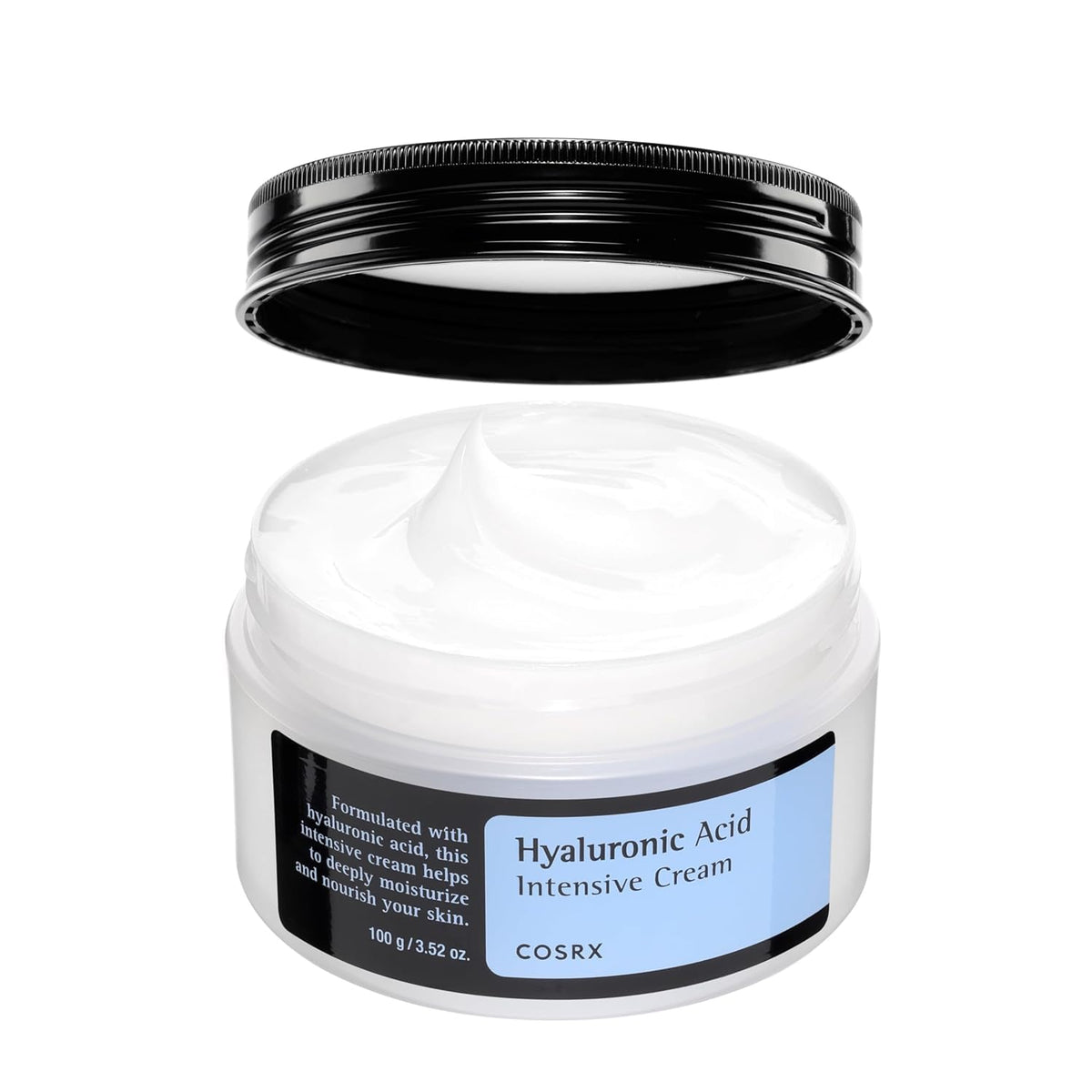 COSRX Hyaluronic Acid Moisturizing Cream, Long-lasting Hydration, Rich Moisturizer for Sensitive Skin 3.52 oz / 100g - FENGGESTORE20