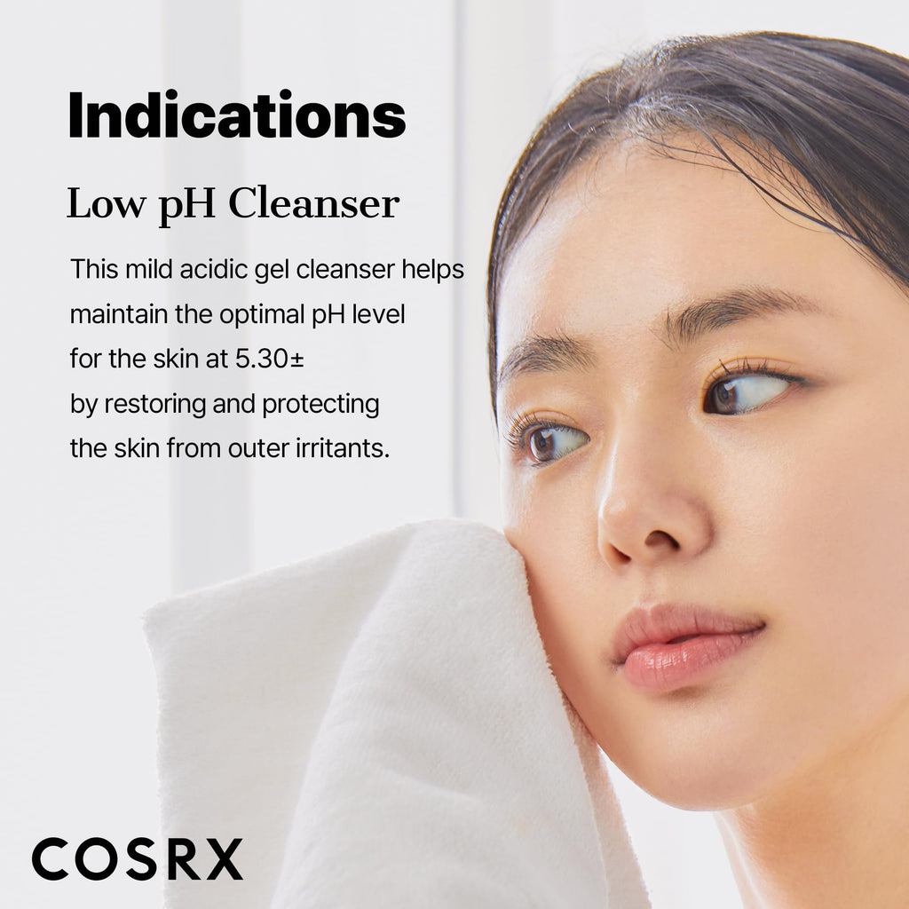 COSRX Low pH Good Morning Gel Face Cleanser, 5.07 fl oz, BHA Face Wash, Daily Mild Face Cleanser for Sensitive Skin - FENGGESTORE20