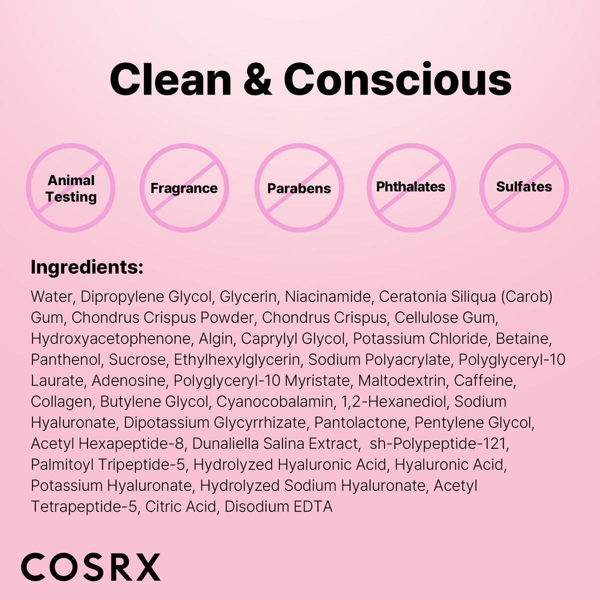 COSRX Pink Peptides Collagen Hydrogel Eye Patch for Puffy Eyes and Dark Circles, Under Eye Mask, 60 Under Eye Patches, Korean Skin Care - FENGGESTORE20