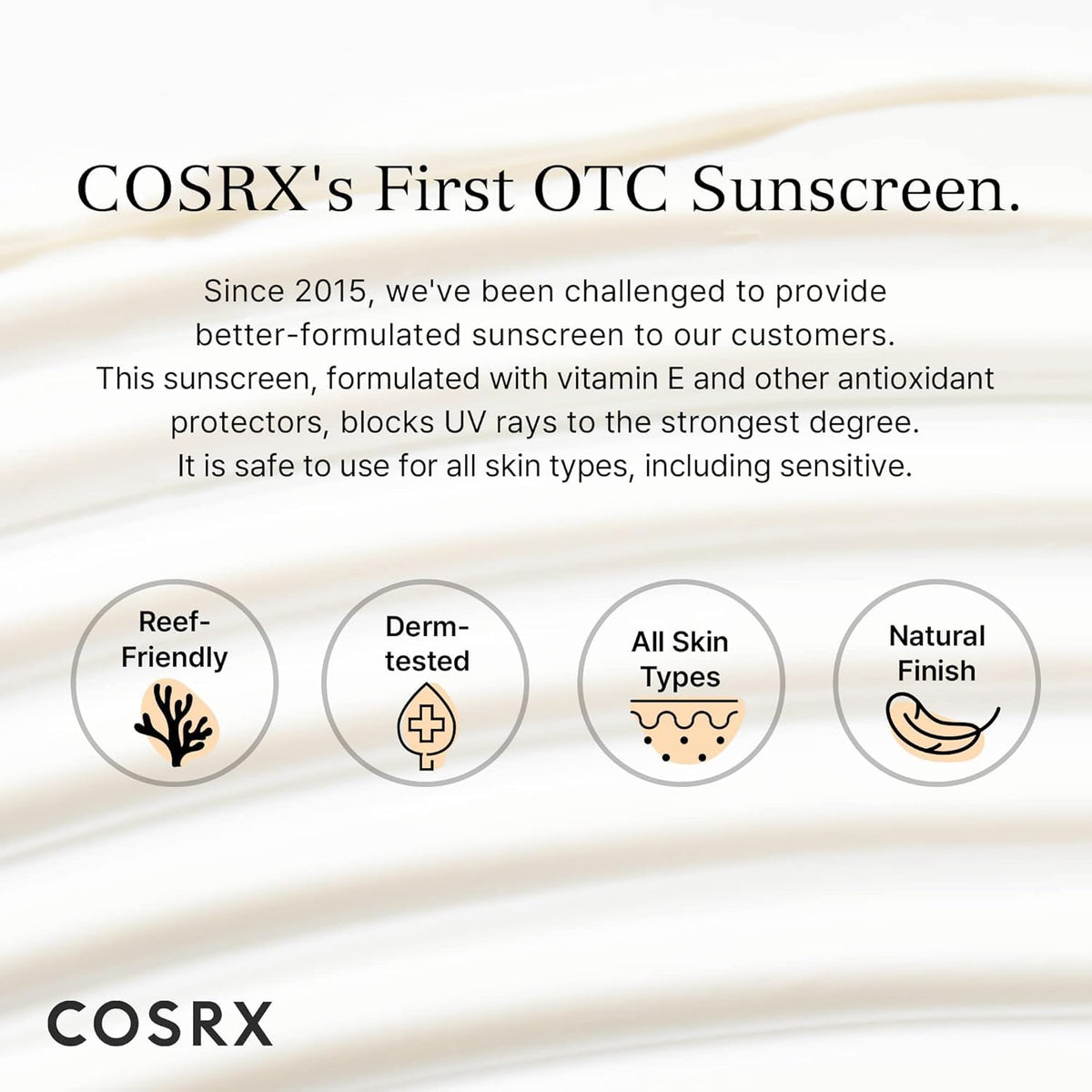 COSRX Vitamin E Vitalizing Sunscreen,SPF 50 Broad Spectrum Face Sunscreen, Lightweight - FENGGESTORE20