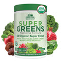 Country Farms Organic Super Greens Natural Flavor, 50 Organic Super Foods, Packed with Fiber, USDA Organic Drink Mix, Fruits, Vegetables, Mushrooms & Probiotics - FENGGESTORE20