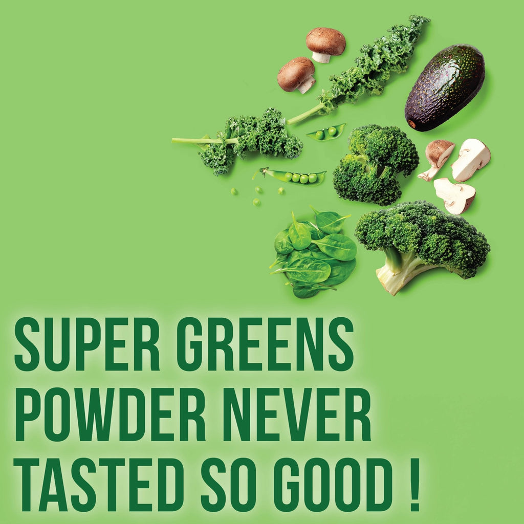 Country Farms Organic Super Greens Natural Flavor, 50 Organic Super Foods, Packed with Fiber, USDA Organic Drink Mix, Fruits, Vegetables, Mushrooms & Probiotics - FENGGESTORE20