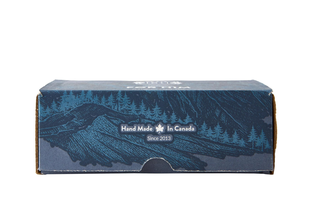 Crate 61 Organics, Handmade in Canada, Plant Based Cold Process Natural Bar Soap, With Premium Essential Oils, Dry Skin, Pack of 6 (For Him) - FENGGESTORE20
