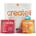 Create Creatine Gummies for Men & Women – NSF Certified, Made with Creapure Creatine Monohydrate, Great Tasting, Anti-Melting Formula, 30ct Standup Pouch, 90 Gummies (Variety Pack) - FENGGESTORE20