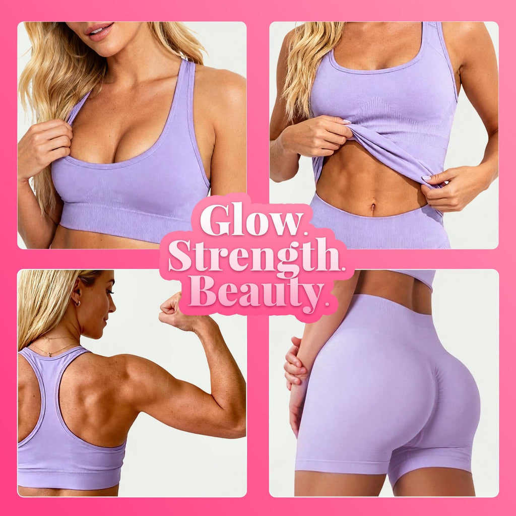 Creatine for Women, Creatine Monohydrate Gummies with Collagen, Vitamin D3 & Calcium for Muscles, Booty & Energy, Flavored Sugar Free Creatine Gummies Post - FENGGESTORE20