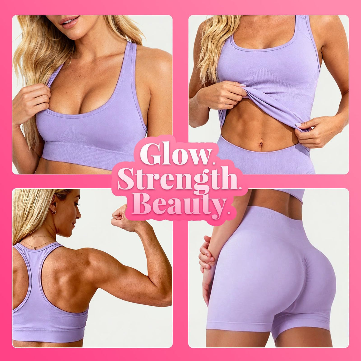 Creatine for Women, Creatine Monohydrate Gummies with Collagen, Vitamin D3 & Calcium for Muscles, Booty & Energy, Flavored Sugar Free Creatine Gummies Post - FENGGESTORE20