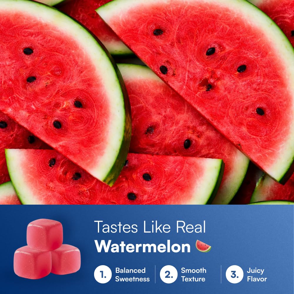 Creatine Monohydrate Gummies - Supports Muscle Growth, Recovery & Brain Function - Convenient & Easy to Take - Great Tasting Watermelon Flavor - FENGGESTORE20