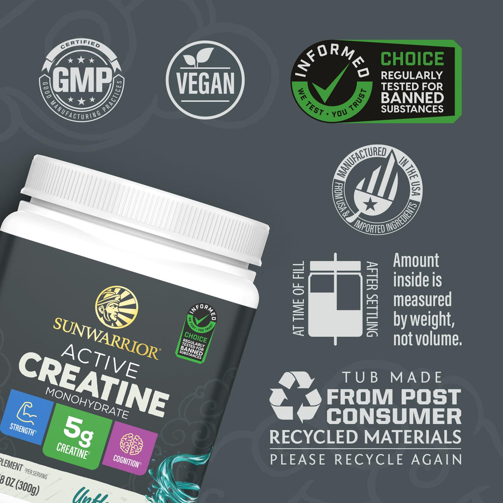 Creatine Monohydrate Powder Micronized PreWorkout Recovery Supplement | Support Muscle Building Strength Training Cognition | Vegan & Keto Friendly Easily Mixes - FENGGESTORE20