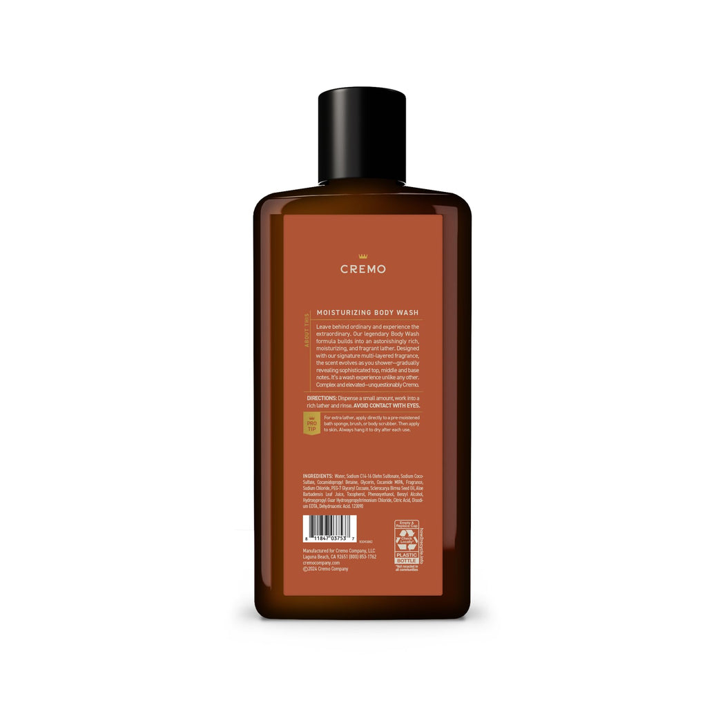 Cremo Body Wash for Men, Rich-Lathering Golden Amber, 16 Fl Oz - FENGGESTORE20
