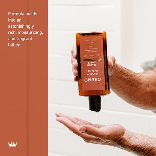 Cremo Body Wash for Men, Rich-Lathering Golden Amber, 16 Fl Oz - FENGGESTORE20