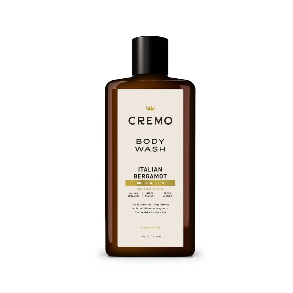 Cremo Body Wash for Men, Rich-Lathering Italian Bergamot, 16 Fl Oz - FENGGESTORE20