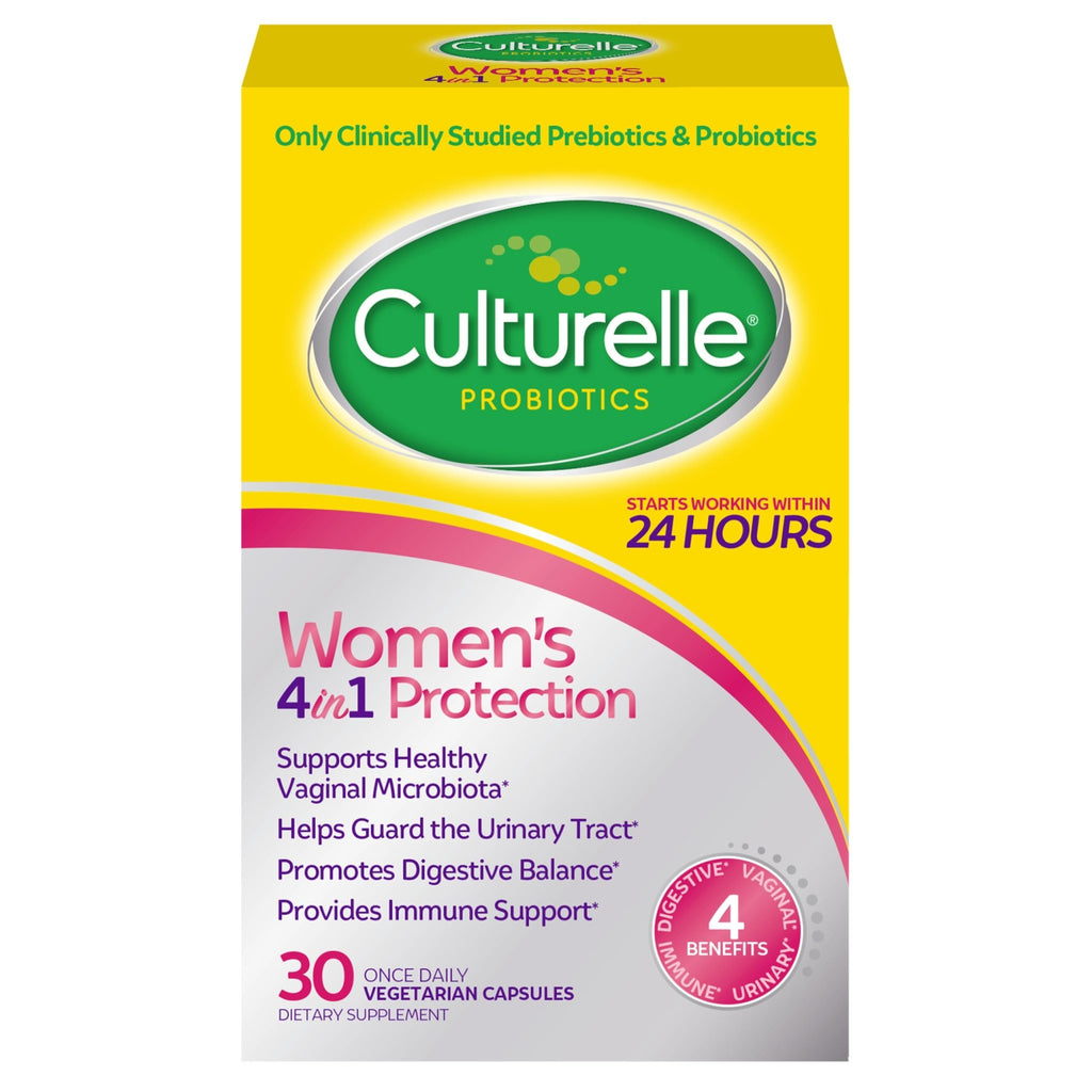 Culturelle 4-in-1 Probiotics for Women, Daily Probiotic & Prebiotic Supplement to Support Vaginal Health, Digestive Health, Immune Health - FENGGESTORE20