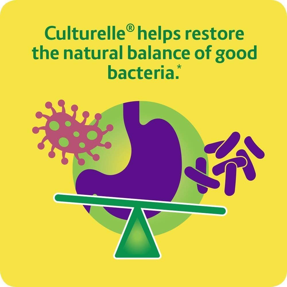 Culturelle Digestive Health Daily Probiotic Chewables, Probiotic For Men and Women, Most Clinically Studied Probiotic Strain, 10 Billion CFUs - FENGGESTORE20