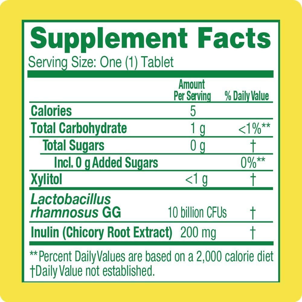 Culturelle Digestive Health Daily Probiotic Chewables, Probiotic For Men and Women, Most Clinically Studied Probiotic Strain, 10 Billion CFUs - FENGGESTORE20